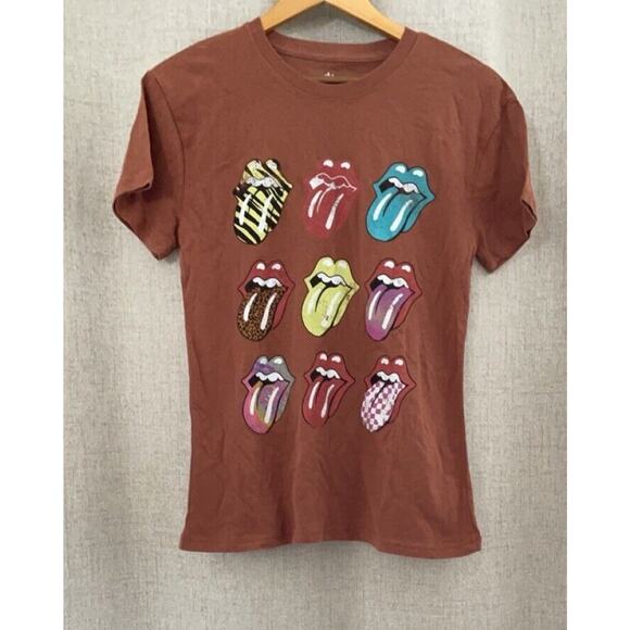 New Officially Licensed The Rolling Stones Small Lips T-Shirt super soft - Picture 1 of 4